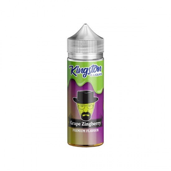 Kingston 120ml Shortfill 0mg (70VG/30PG) - Flavour: Grape Zingberry