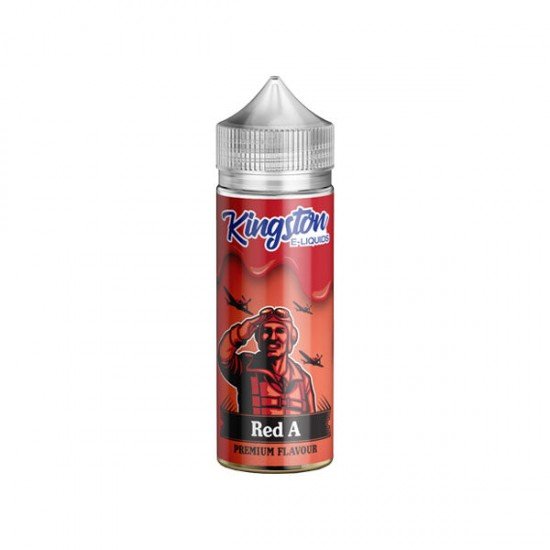 Kingston 120ml Shortfill 0mg (70VG/30PG) - Flavour: Red A Fizzy