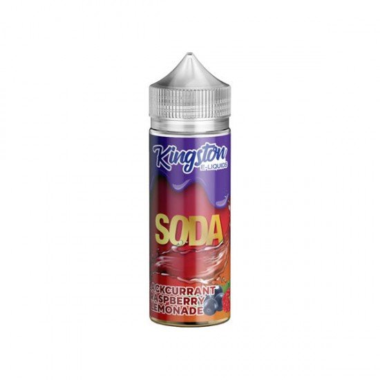 Kingston Soda 120ml Shortfill 0mg (70VG/30PG) - Flavour: Blackcurrant Raspberry Lemonade