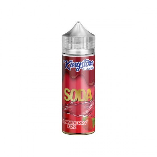 Kingston Soda 120ml Shortfill 0mg (70VG/30PG) - Flavour: Strawberry Fizz