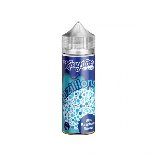 Kingston Gazillions 120ml Shortfill 0mg (70VG/30PG) - Flavour: Blue Raspberry