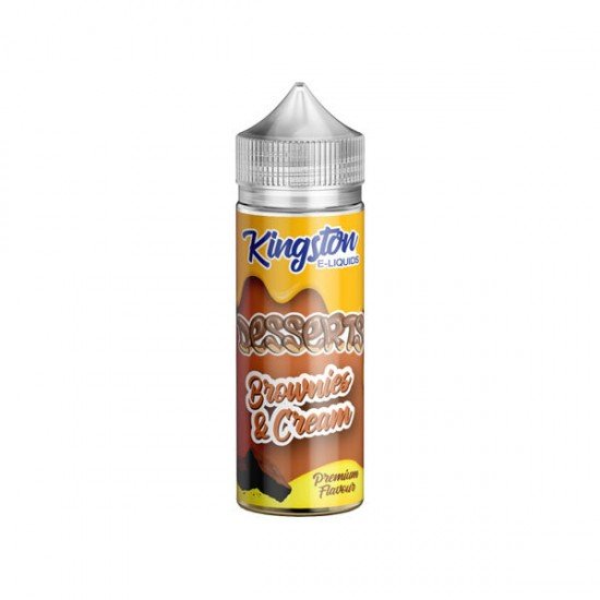 Kingston Desserts 120ml Shortfill 0mg (70VG/30PG) - Flavour: Brownies & Cream