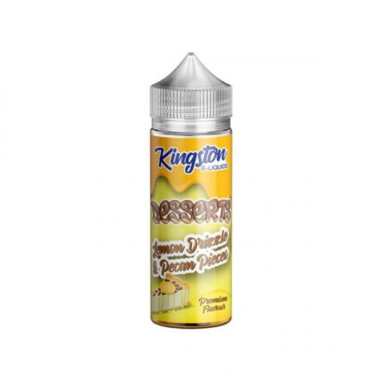 Kingston Desserts 120ml Shortfill 0mg (70VG/30PG) - Flavour: Lemon Drizzle & Pecan Pieces