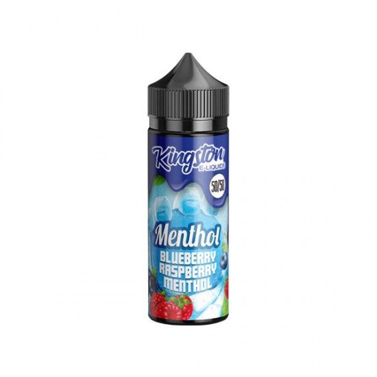 Kingston Menthol 120ml Shortfill 0mg (50VG/50PG) - Flavour: Blueberry Raspberry Menthol