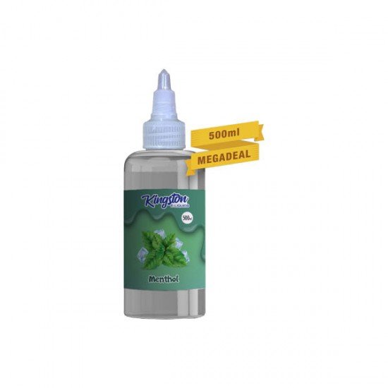 Kingston 500ml Shortfill 0mg (70VG/30PG) - Flavour: Menthol