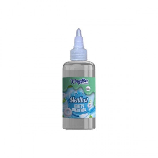 Kingston 500ml Shortfill 0mg (70VG/30PG) - Flavour: Minty Menthol