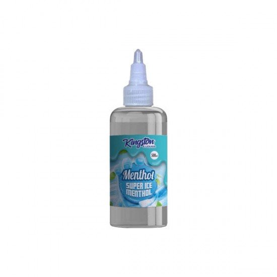 Kingston 500ml Shortfill 0mg (70VG/30PG) - Flavour: Super Ice Menthol