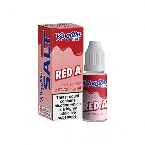 20mg Kingston Salts 10ml Nic Salts (50VG/50PG) - Flavour: Red A