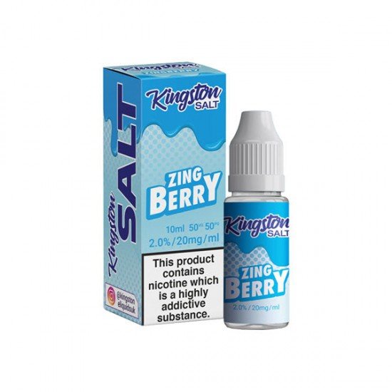 20mg Kingston Salts 10ml Nic Salts (50VG/50PG) - Flavour: Zingberry