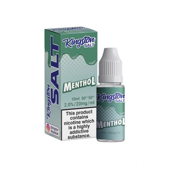 20mg Kingston Salts 10ml Nic Salts (50VG/50PG) - Flavour: Menthol