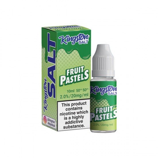 20mg Kingston Salts 10ml Nic Salts (50VG/50PG) - Flavour: Fruit Pastels