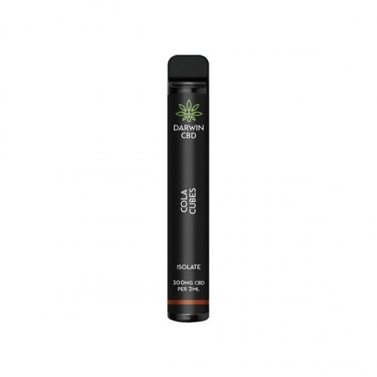 Darwin 300mg CBD Isolate Disposable Vape Device 600 Puffs - Flavour: Cola Cubes