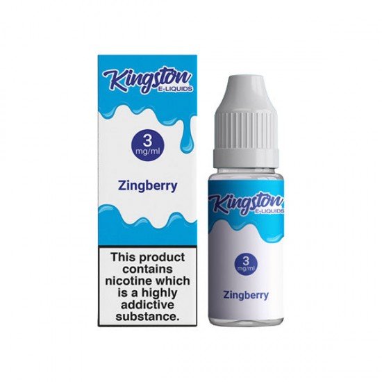 Kingston 3mg 10ml E-liquids (50VG/50PG) - Flavour: Zingberry