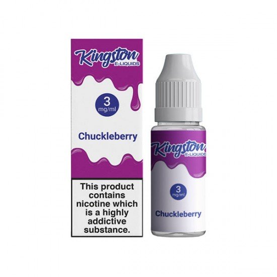 Kingston 3mg 10ml E-liquids (50VG/50PG) - Flavour: Chuckleberry