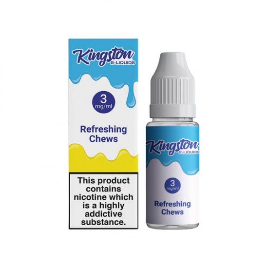 Kingston 3mg 10ml E-liquids (50VG/50PG) - Flavour: Refreshing Chews