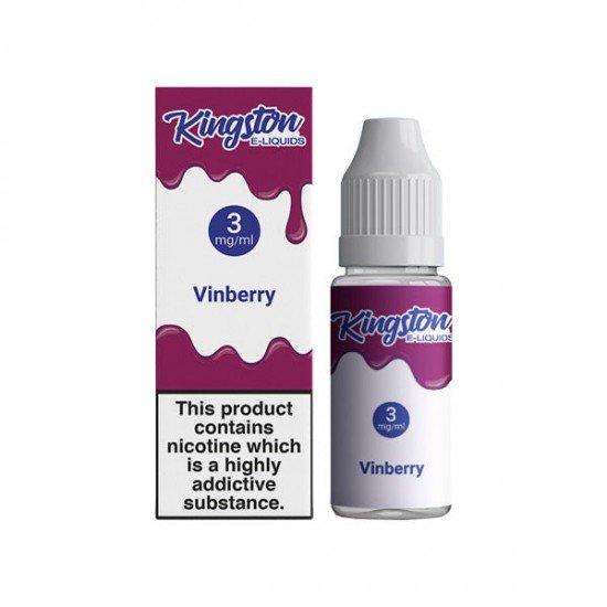 Kingston 3mg 10ml E-liquids (50VG/50PG) - Flavour: Vinberry