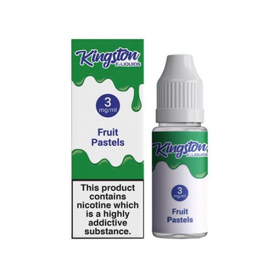 Kingston 3mg 10ml E-liquids (50VG/50PG) - Flavour: Fruit Pastels