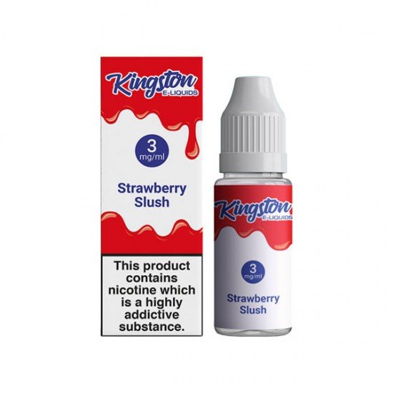 Kingston 3mg 10ml E-liquids (50VG/50PG) - Flavour: Strawberry Slush