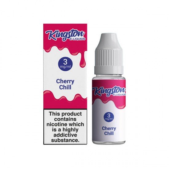 Kingston 3mg 10ml E-liquids (50VG/50PG) - Flavour: Cherry Chill