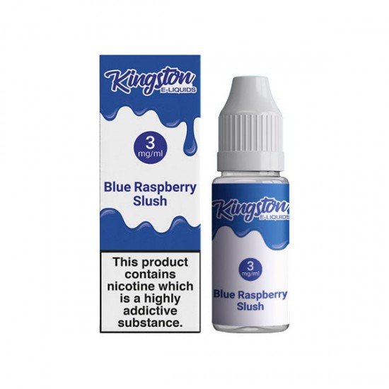 Kingston 3mg 10ml E-liquids (50VG/50PG) - Flavour: Blue Raspberry Slush