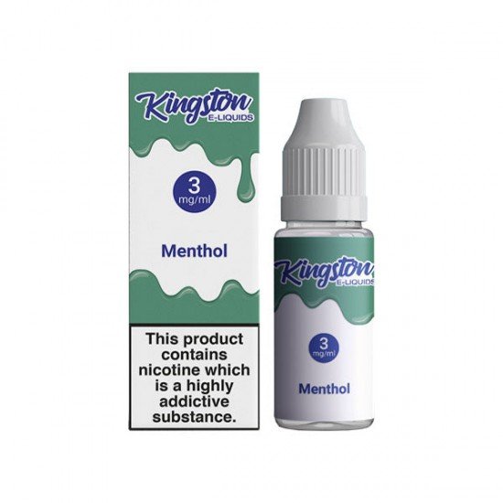 Kingston 6mg 10ml E-liquids (50VG/50PG) - Flavour: Menthol