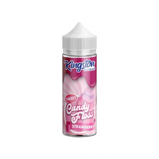 Kingston Sweet Candy Floss 120ml Shortfill 0mg (70VG/30PG) - Flavour: Strawberry Candy Floss