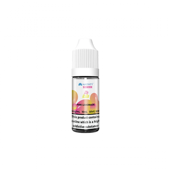 10mg Hayati Pro Max Nic Salts 10ml - Flavour: Pink Lemonade