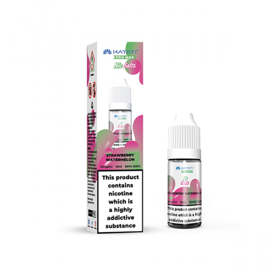 10mg Hayati Pro Max Nic Salts 10ml - Flavour: Strawberry Watermelon