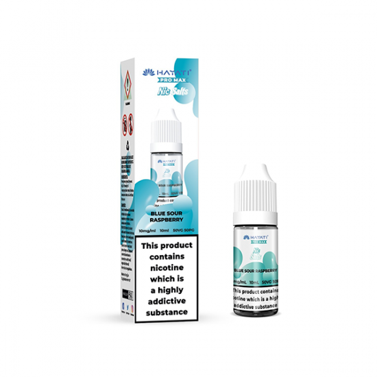 10mg Hayati Pro Max Nic Salts 10ml - Flavour: Blue Sour Raspberry