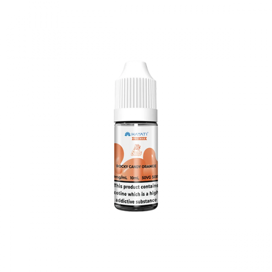 20mg Hayati Pro Max Nic Salts 10ml - Flavour: Rocky Candy Orange