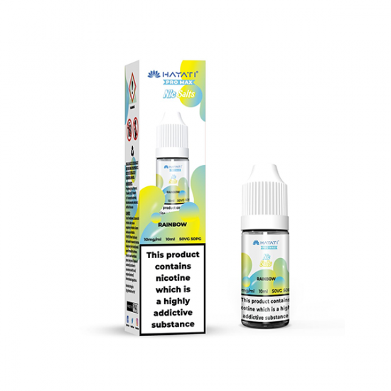 20mg Hayati Pro Max Nic Salts 10ml - Flavour: Rainbow