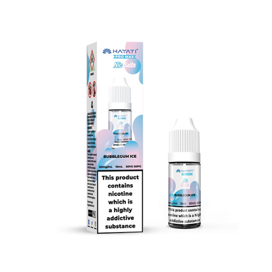 20mg Hayati Pro Max Nic Salts 10ml - Flavour: Bubblegum Ice