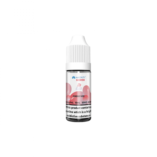 20mg Hayati Pro Max Nic Salts 10ml - Flavour: Cherry Ice