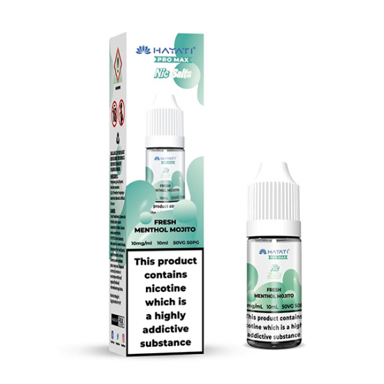 20mg Hayati Pro Max Nic Salts 10ml - Flavour: Fresh Menthol Mojito