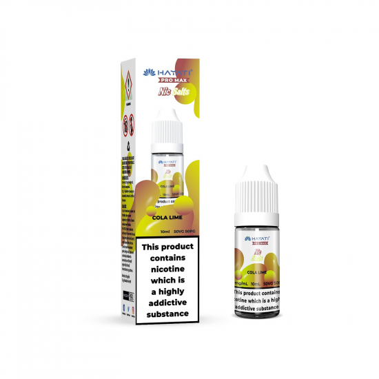 20mg Hayati Pro Max Nic Salts 10ml - Flavour: Cola Lime