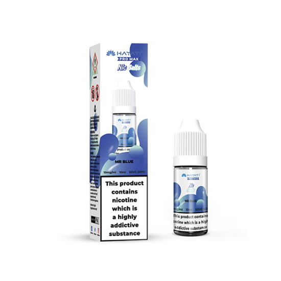 20mg Hayati Pro Max Nic Salts 10ml - Flavour: Mr Blue