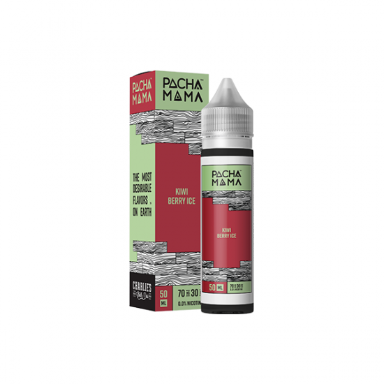 0mg Pachamama 50ml Shortfill (70VG/30PG) - Flavour: Kiwi Berry Ice