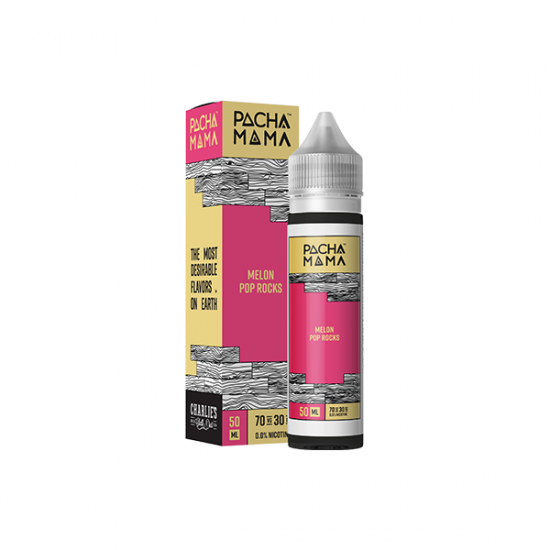 0mg Pachamama 50ml Shortfill (70VG/30PG) - Flavour: Melon Pop Rocks