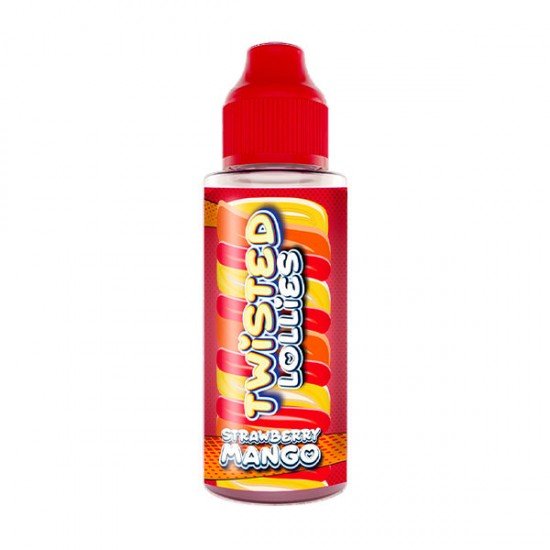 Twisted Lollies 100ml Shortfill 0mg (60VG/40PG) - Flavour: Strawberry Mango