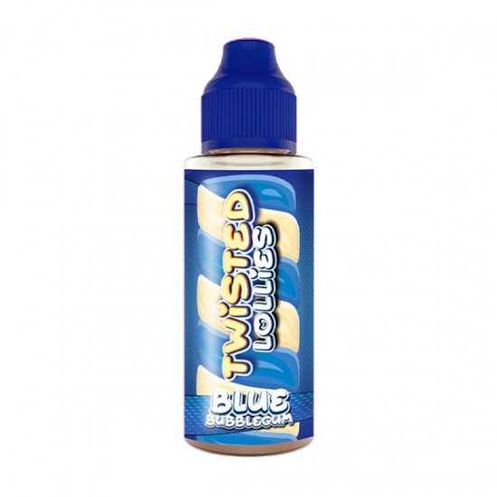 Twisted Lollies 100ml Shortfill 0mg (60VG/40PG) - Flavour: Blue Bubblegum