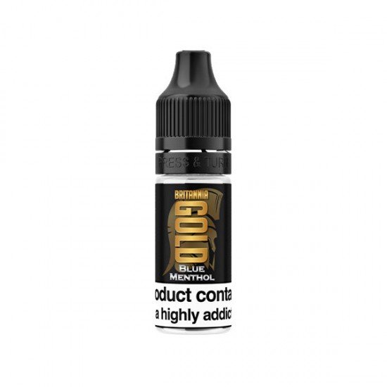 Britannia Gold 6mg 10ml E-Liquids (40VG/60PG) - Flavour: Blue Menthol