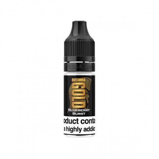 Britannia Gold 3mg 10ml E-Liquids (40VG/60PG) - Flavour: Blueberry Burst