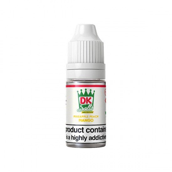 20mg DK Salt 10ml Nic Salts (50VG/50PG) - Flavour: Pineapple Peach Mango