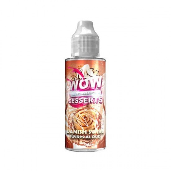 Wow Thats What I Call Desserts 100ml Shortfill 0mg (70VG/30PG) - Flavour: Danish Swirl