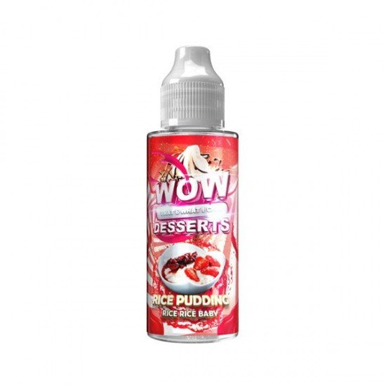 Wow Thats What I Call Desserts 100ml Shortfill 0mg (70VG/30PG) - Flavour: Rice Pudding