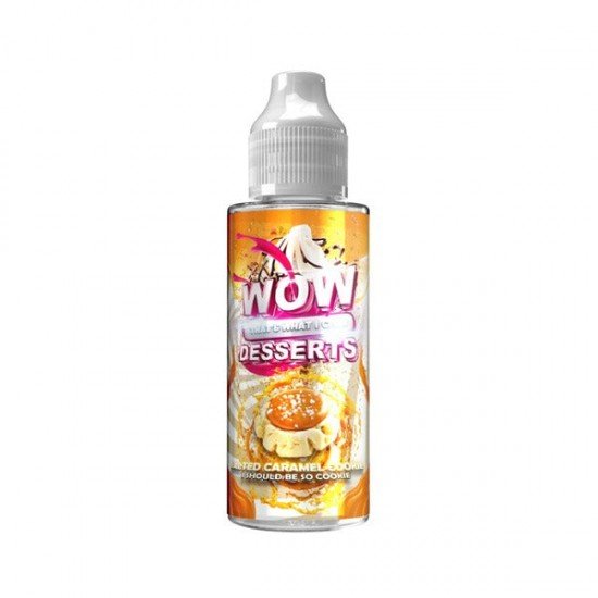 Wow Thats What I Call Desserts 100ml Shortfill 0mg (70VG/30PG) - Flavour: Salted Caramel Cookie