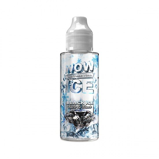 Wow Thats What I Call Ice 100ml Shortfill 0mg (70VG/30PG) - Flavour: Black Ice