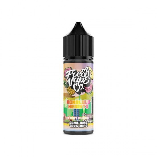 Fresh Vape Co 50ml Shortfill 0mg (70VG/30PG) - Flavour: Honolulu Heights