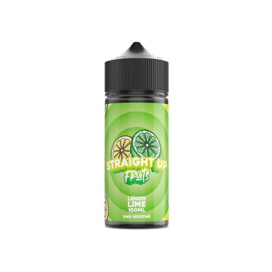 Straight Up Fruits 100ml Shortfill 0mg (70VG/30PG) - Flavour: Lemon Lime