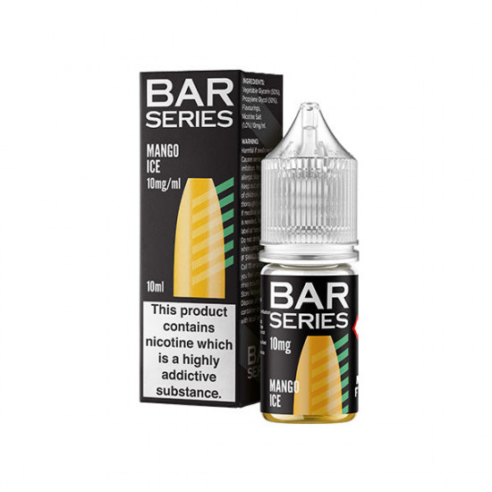 10mg Bar Series 10ml Nic Salts (50VG/50PG) - Flavour: Mango Ice